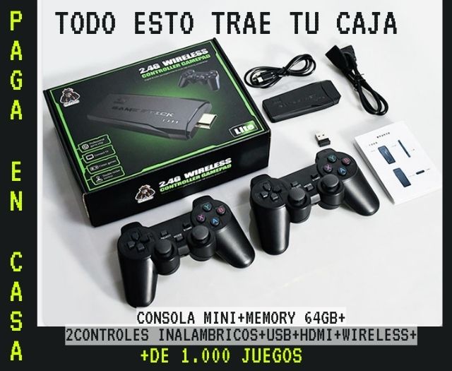Consola Stick Lite 4K Retro 1.000 juegos $139.900