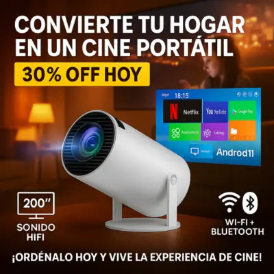 PROYECTOR LED HY300 ULTRA HD $249.900