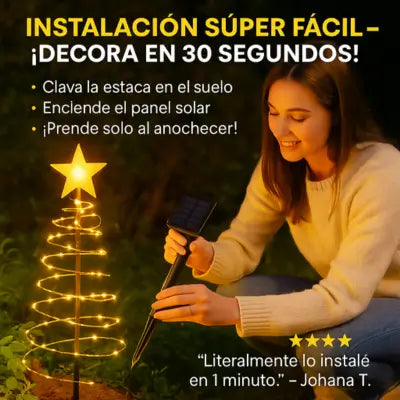 Arbol de Navidad Solar Espiral C2015-16