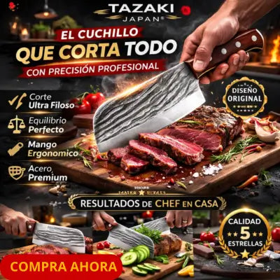 CUCHILLO TIPO HACHA TAZAKI