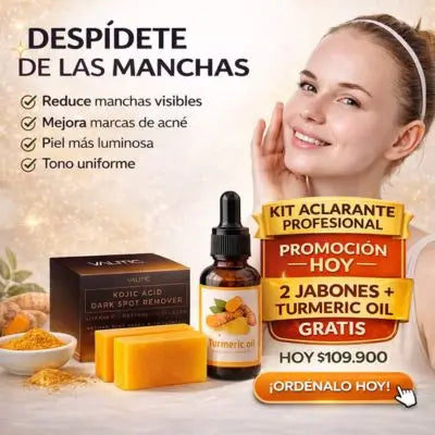 2Jabones Ácido Kójico + Aceite GRATIS