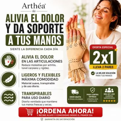 2 PARES DE GUANTES PARA ARTRITIS $89.900