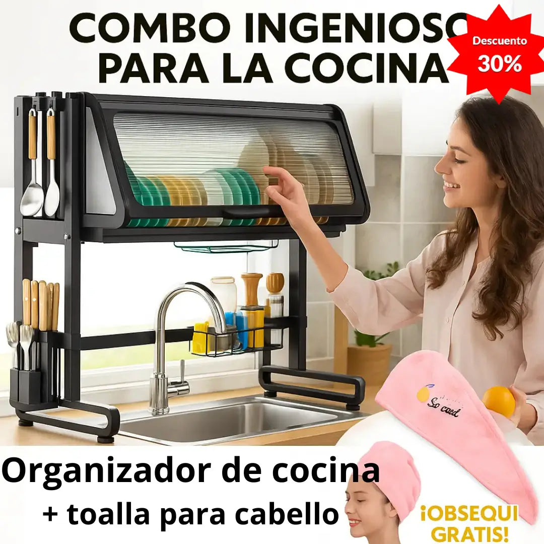 Ordena tu cocina fácil y rápido – Combo Organizador + Obsequio por $169.900