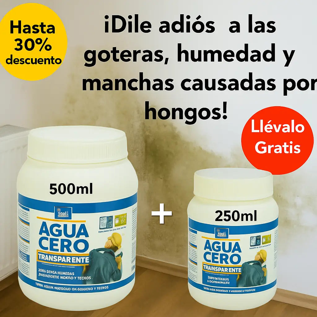 Solo Hoy -Elimina goteras YA – Aguacero Pro 500ml + 250ml Gratis $85.000