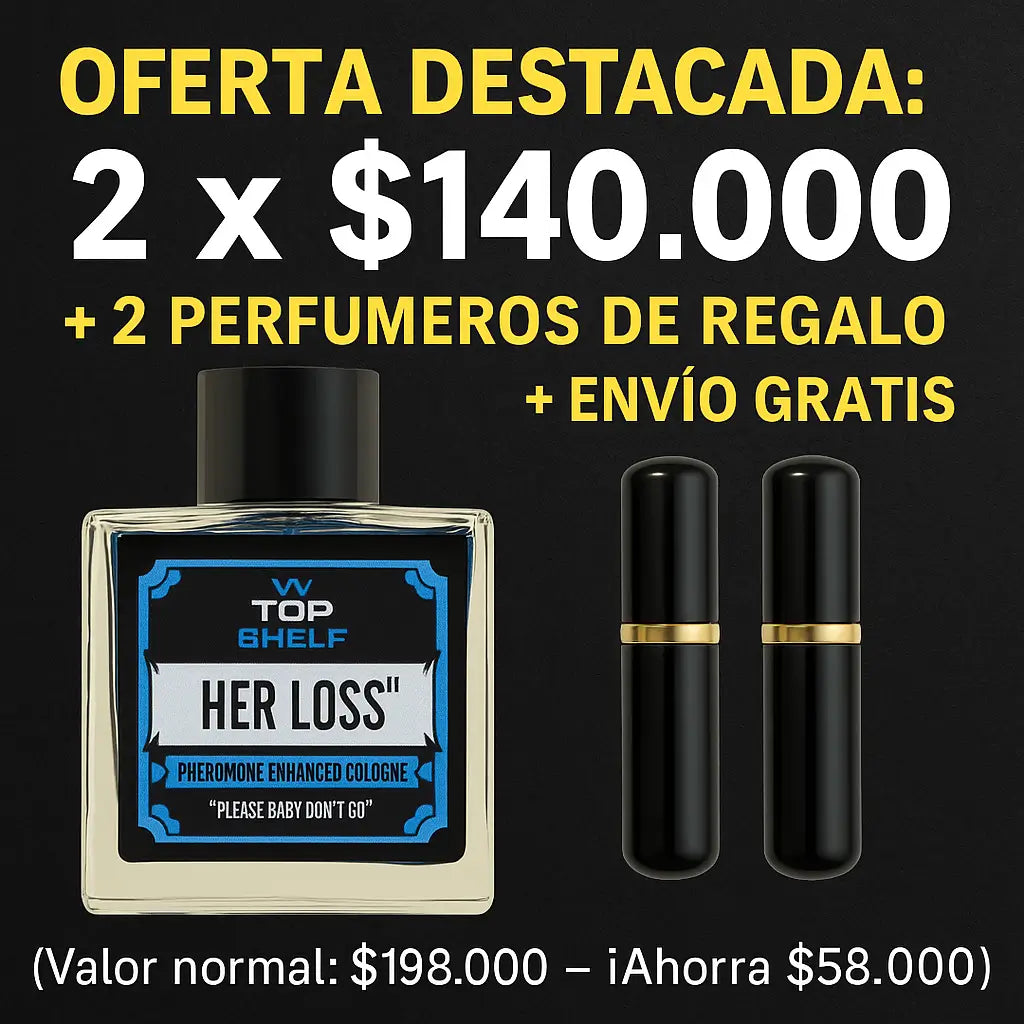 "🔥 ¡Llévate 2 Her loss + dos perfumeros de Regalo por solo $139.900!