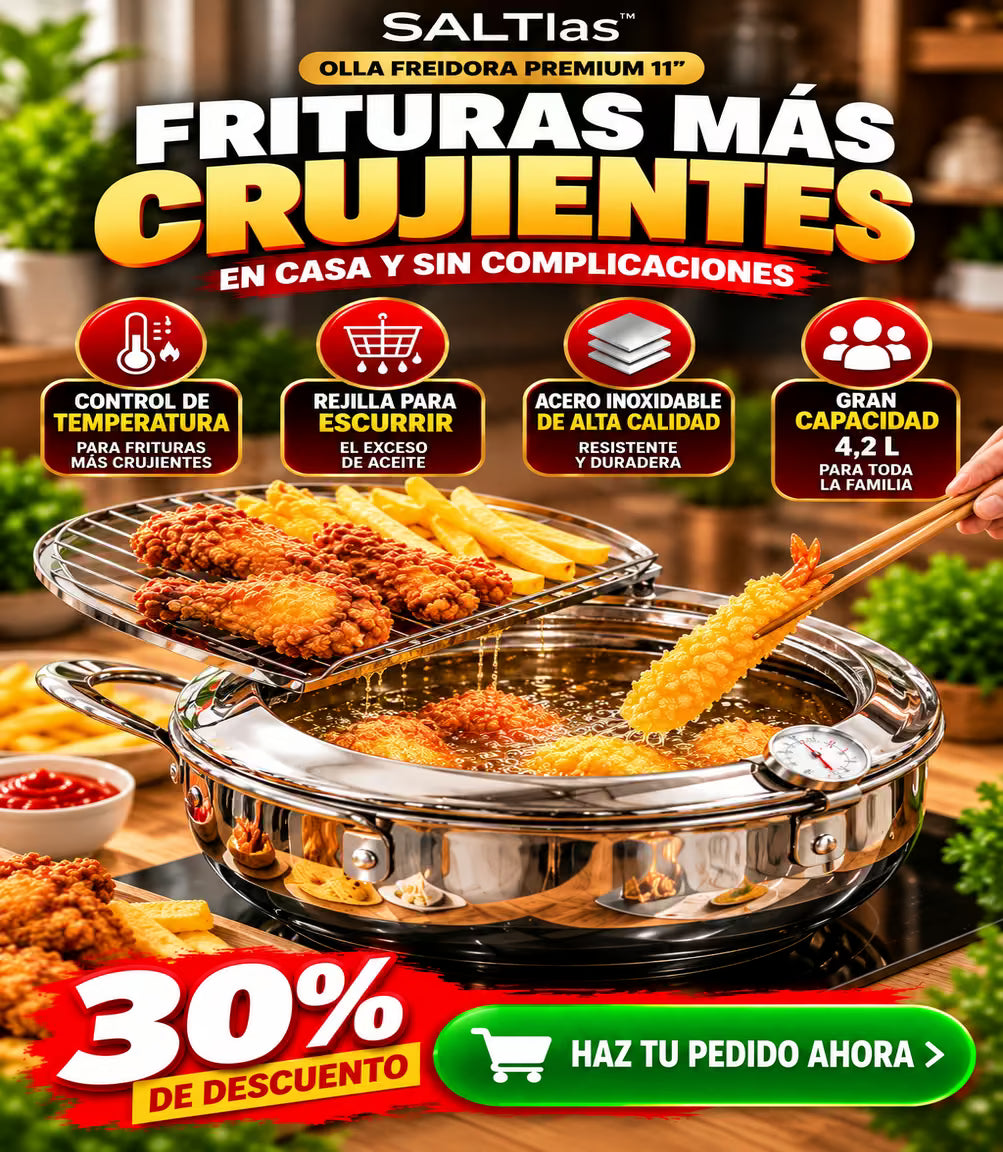 SALTlas™ Olla Freidora Premium 11"