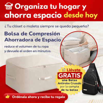 BOLSA DE COMPRESIÓN AHORRADOR DE ESPACIO