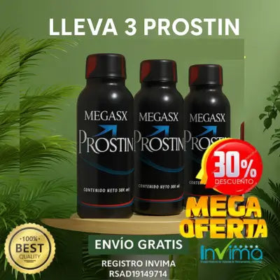 Recupera tu potencia y confianza 💪 Paga 1 Lleva 2 MEGASX PROSTIN por $109.900
