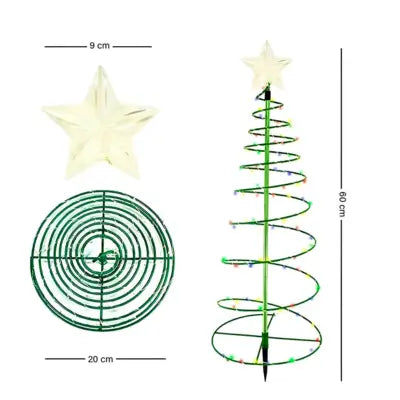 Arbol de Navidad Solar Espiral C2015-16