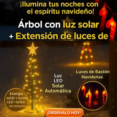 Arbol de Navidad Solar Espiral C2015-16