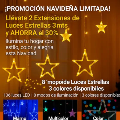 Extension Estrellas 3m Navidad C2023