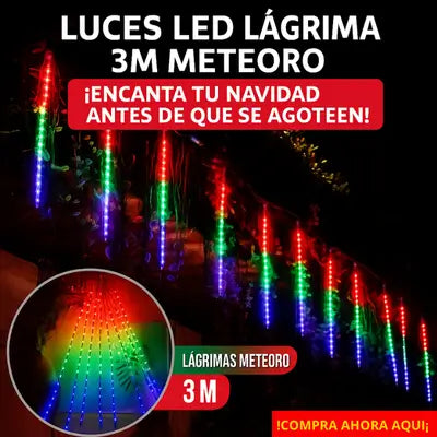 Luces Led Lagrima 3 M Meteoro 2306