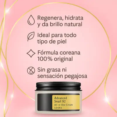 CREMA EN GEL CARACOL COSRX