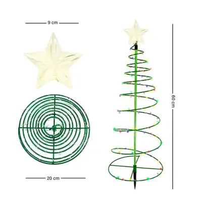 Arbol de Navidad Solar Espiral C2015-16