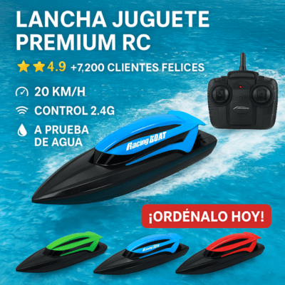 Lancha Juguete Premium Black days