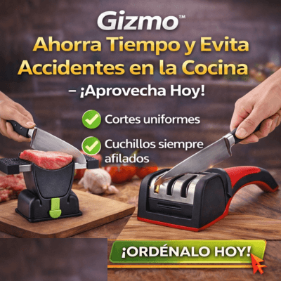 Combo Cortador De Carne, Afilador