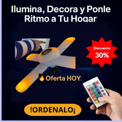 Bombillo Lampara Con Bocina Led Rgb