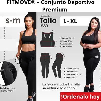 CONJUNTO DEPORTIVO NEGRO SM - XL