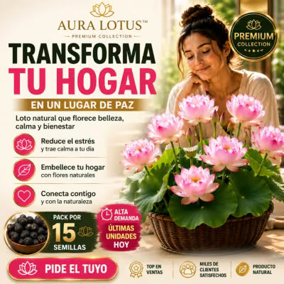 Pack 15 Semillas flor de loto