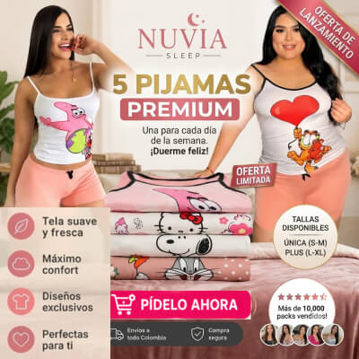 Pack 5 Pijamas Premium x5 NUVIA SLEEP®