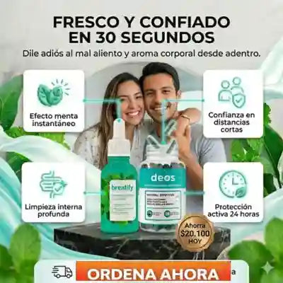 Combo  Refrescante bucal-Deos