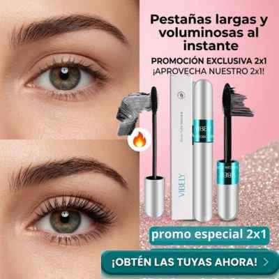 PESTAÑINAx2 MASCARA VIBELY SILVER 4D
