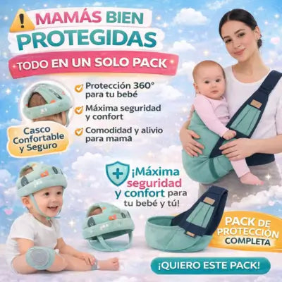 Combo proteccion Casco mas Rodillera X3