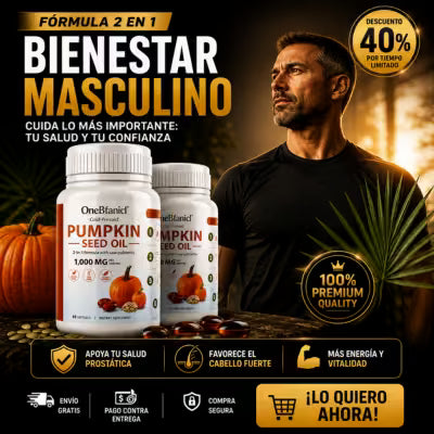 2 Pumpkin Seed Oil + Saw Palmetto x2