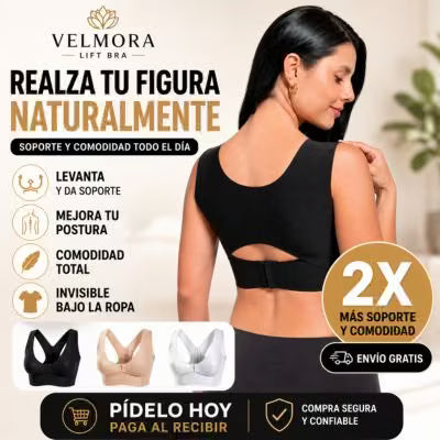 Velmora™ Lift Bra – Brasier Cruzado Levanta Busto