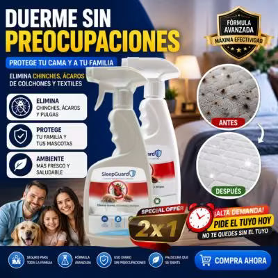 Sleep guard antiacaros x 2