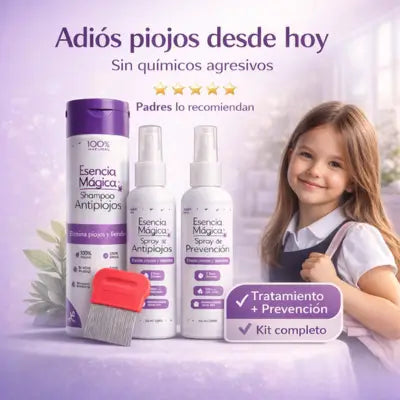 Esencia Mágica®Kit Antipiojos Natural + Spray