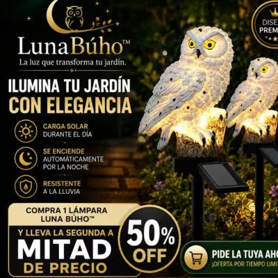 2 Lámpara Decorativa Buho