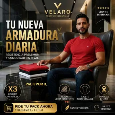 PACK POR 3 CAMISETA TELA FRIA