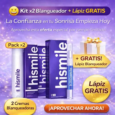 😁 Kit x2 cremas Blanqueador + Lápiz Blanqueador GRATIS