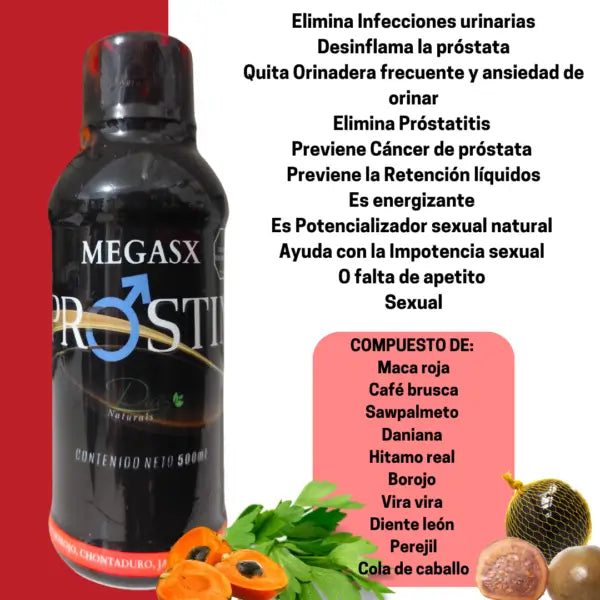 Recupera tu potencia y confianza 💪 Paga 1 Lleva 2 MEGASX PROSTIN por $109.900