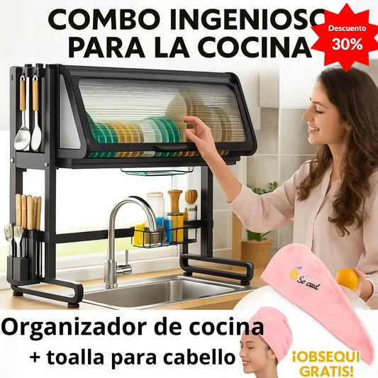 Ordena tu cocina fácil y rápido – Combo Organizador + Obsequio por $169.900
