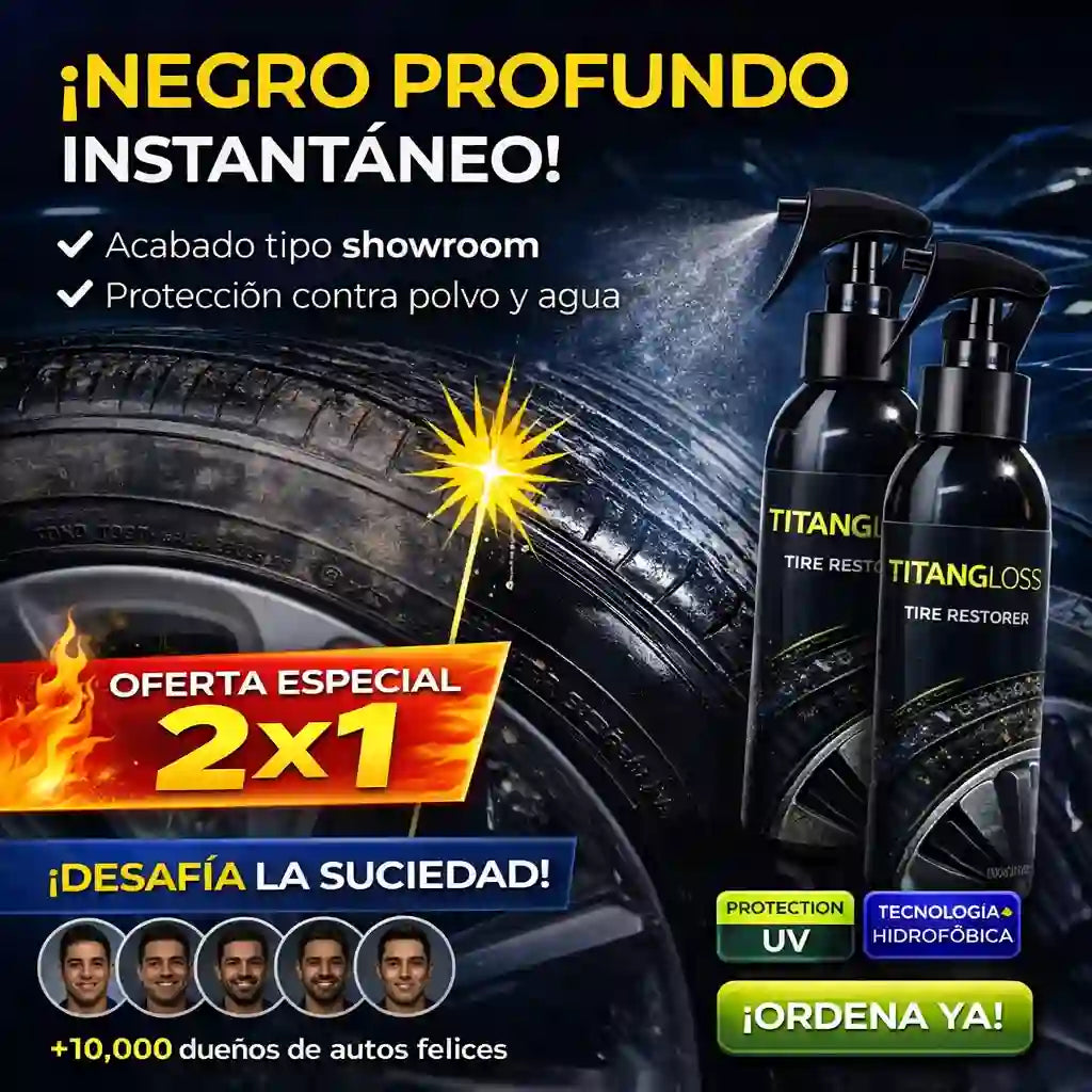 TitanGloss Revestimiento Llantas X 2  500ML