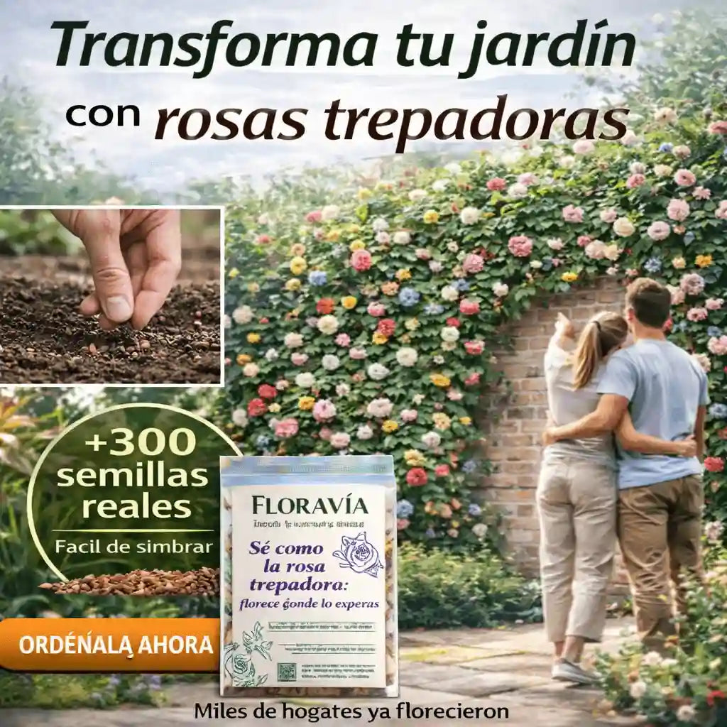 SEMILLAS DE ROSA TREPADORA