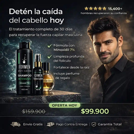 SHAMPOO FOR MEN+TÓNICO+OBSEQUIO