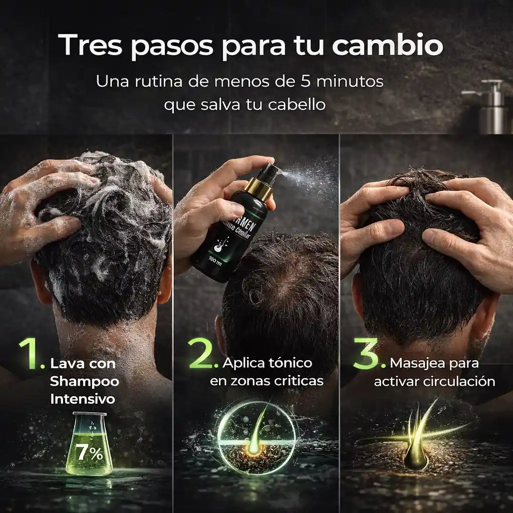 SHAMPOO FOR MEN+TÓNICO+OBSEQUIO