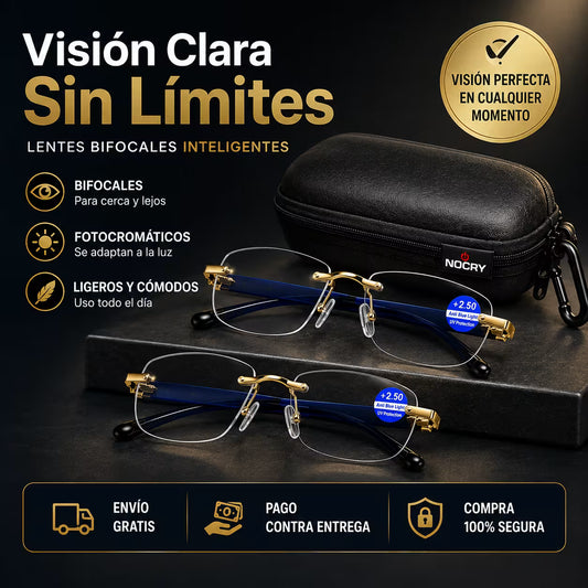 2 Gafas VisioFlex™  Bifocales Fotocromáticas