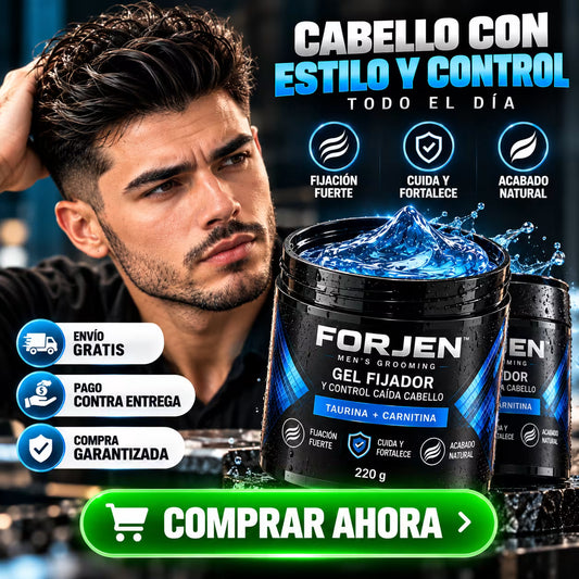 2 GEL FORJEN™  220 g - Fijación fuerte + cuidado capilar