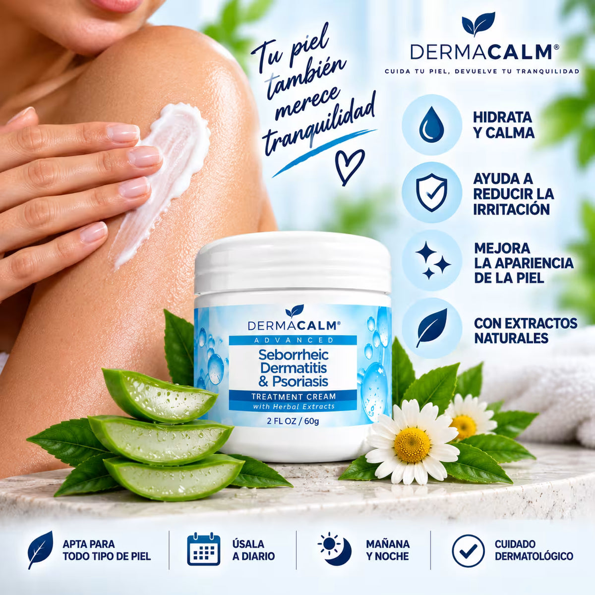 🔥Lleva 3 Seborrheic Dermatitis & Psoriasis 40% Decsuento