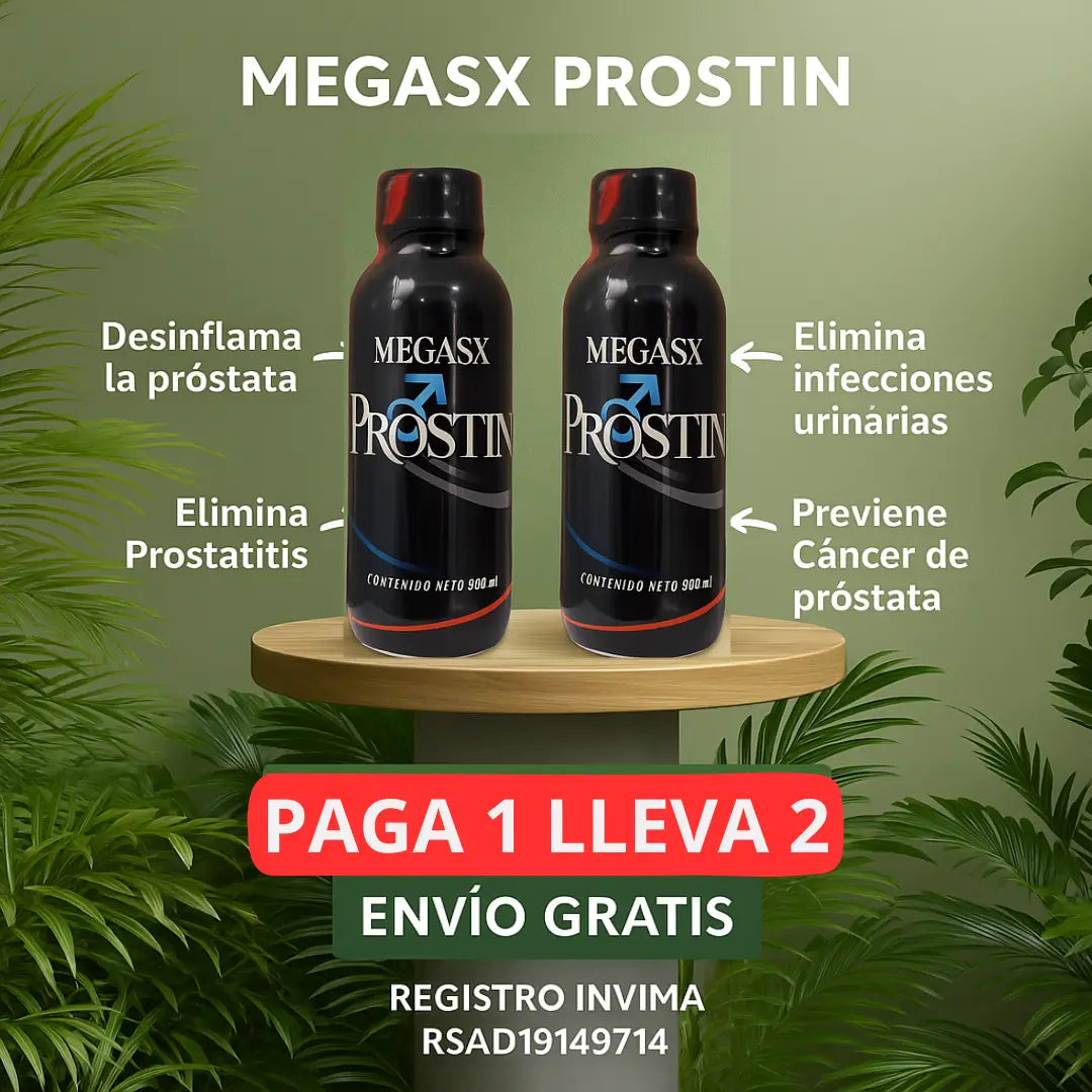 Recupera tu potencia y confianza 💪 Paga 1 Lleva 2 MEGASX PROSTIN por $109.900