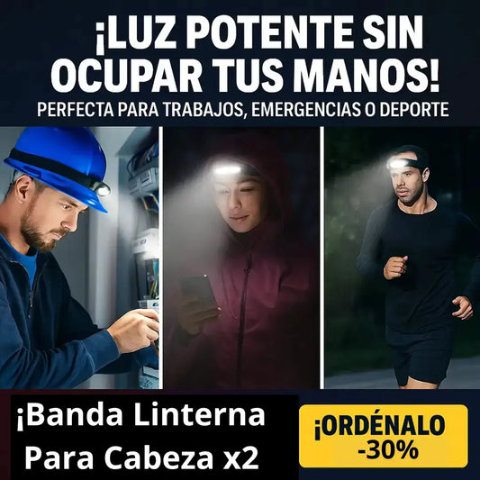 Linterna Banda Para Cabeza Led