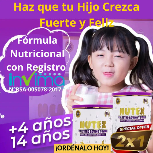2x1 Proteina para niños - NUTEX