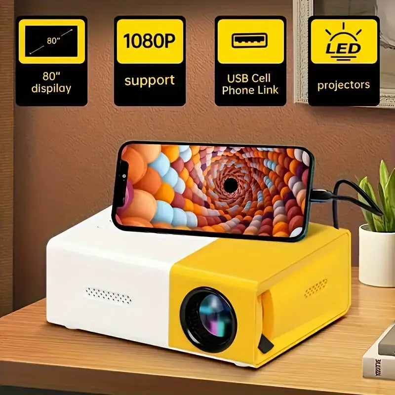 MINI PROYECTOR LED VIDEO BEAN YG300